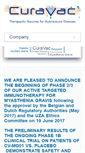 Mobile Screenshot of curavac.com